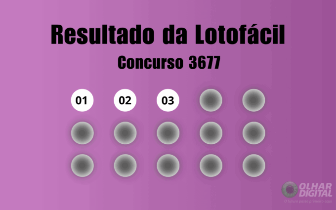 Resultado da Lotofácil de hoje: veja números e ganhadores do concurso 3677 (terça, 05/05)