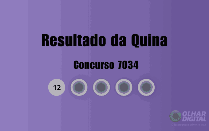 Resultado da Quina de hoje: veja números e ganhadores do concurso 7034 (segunda, 25/05)