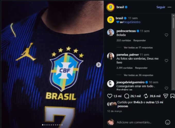 Copa 2026: Brasil domina redes e deixa demais seleções para trás em engajamento