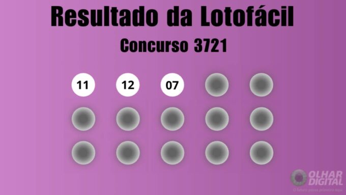 Resultado da Lotofácil de hoje: veja números e ganhadores do concurso 3721 (sábado, 27/06)