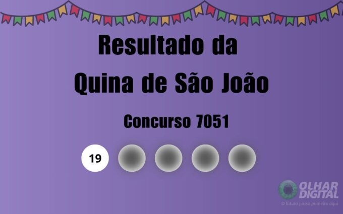 Resultado da Quina de São João: veja números e ganhadores do concurso 7051 (domingo, 28/06)