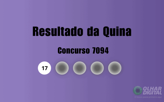 Resultado da Quina de hoje: veja números e ganhadores do concurso 7094 (segunda, 17/08)