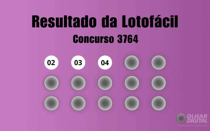 Resultado da Lotofácil de hoje: veja números e ganhadores do concurso 3764 (segunda, 17/08)