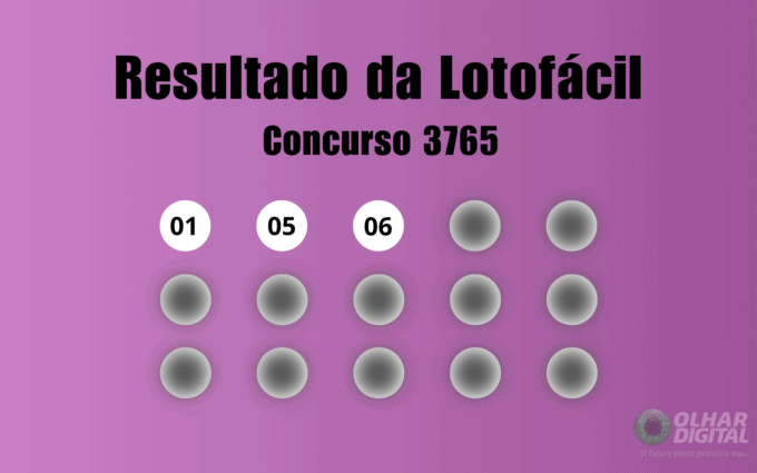 Resultado da Lotofácil de hoje: veja números e ganhadores do concurso 3765 (terça, 18/08)