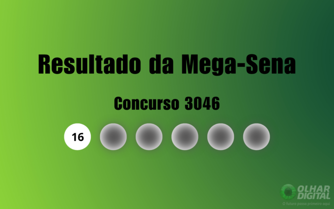 Resultado da Mega-Sena de hoje: veja números e ganhadores do concurso 3046 (terça, 18/08)