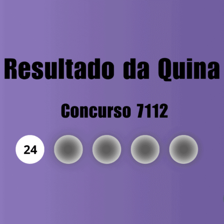 Resultado da Quina de hoje: veja números e ganhadores do concurso 7112 (terça, 08/09) Resultado da Quina de hoje: veja números e ganhadores do concurso 7112 (terça, 08/09)