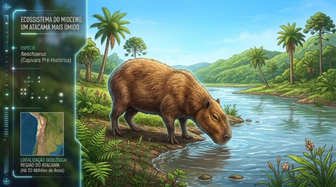 Uma capivara no meio do deserto? Fóssil sugere que o Atacama já foi quente, úmido e cheio de água
