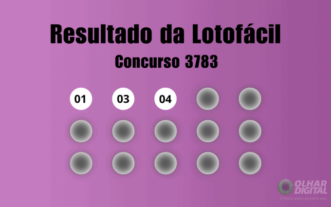 Resultado da Lotofácil de hoje: veja números e ganhadores do concurso 3783 (sexta, 18/09)