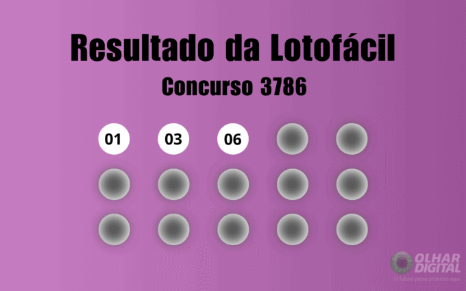 Resultado da Lotofácil de hoje: veja números e ganhadores do concurso 3786 (terça, 22/09)