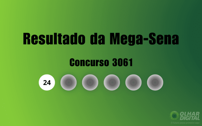 Resultado da Mega-Sena de hoje: veja números e ganhadores do concurso 3061 (terça, 22/09)