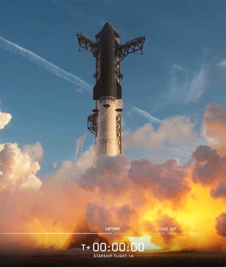 Starship tem falha em motor durante teste e pode afetar planos da NASA para voltar à Lua nos próximos meses