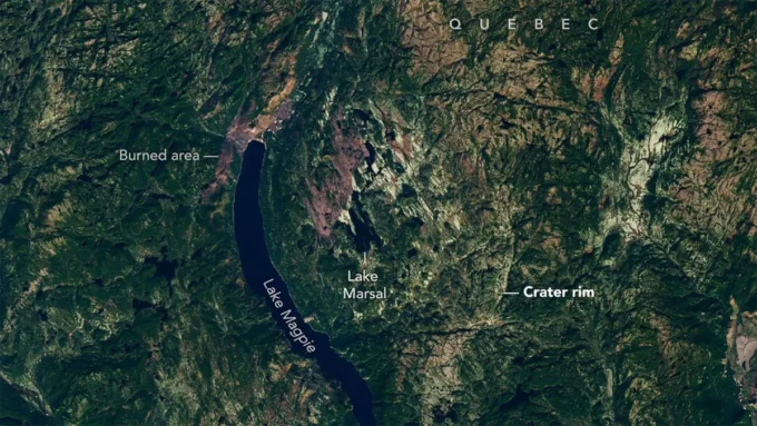 Google Maps ajuda homem a encontrar cratera de 390 milhões de anos